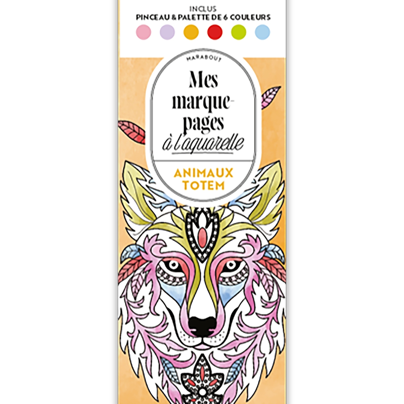 Mes marque-pages à l'aquarelle - Animaux totem -   - MARABOUT