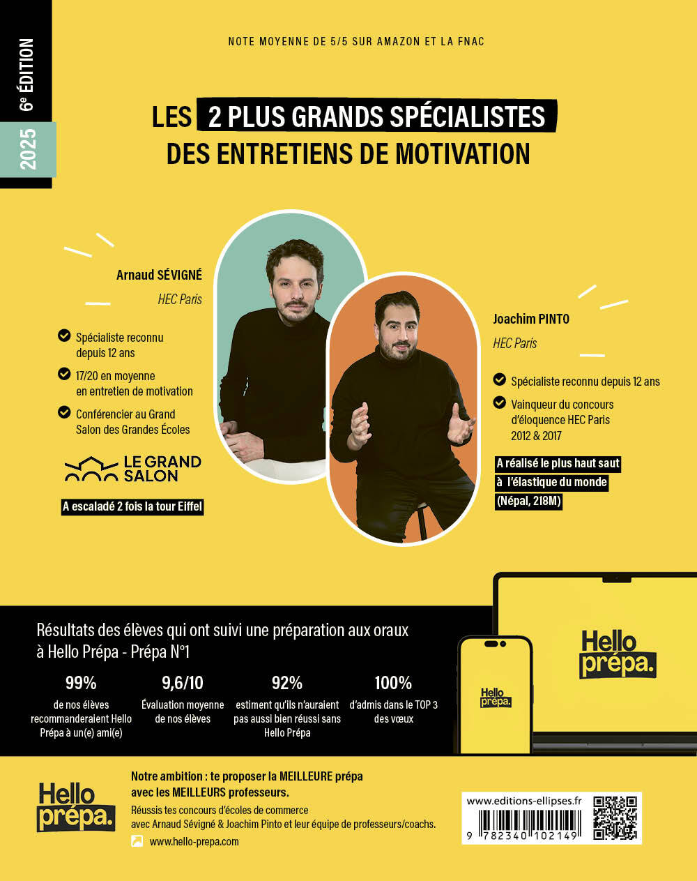 Le Manuel des entretiens de motivation « POST-BAC » - Concours aux écoles de commerce - Joachim Pinto, Arnaud Sevigne - ELLIPSES