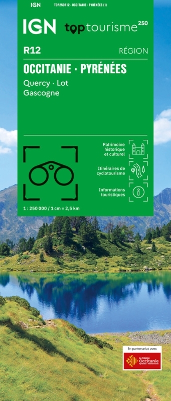TOP250R12 - OCCITANIE PYRENEES QUERCY - LOT / GASCOGNE -  - IGN