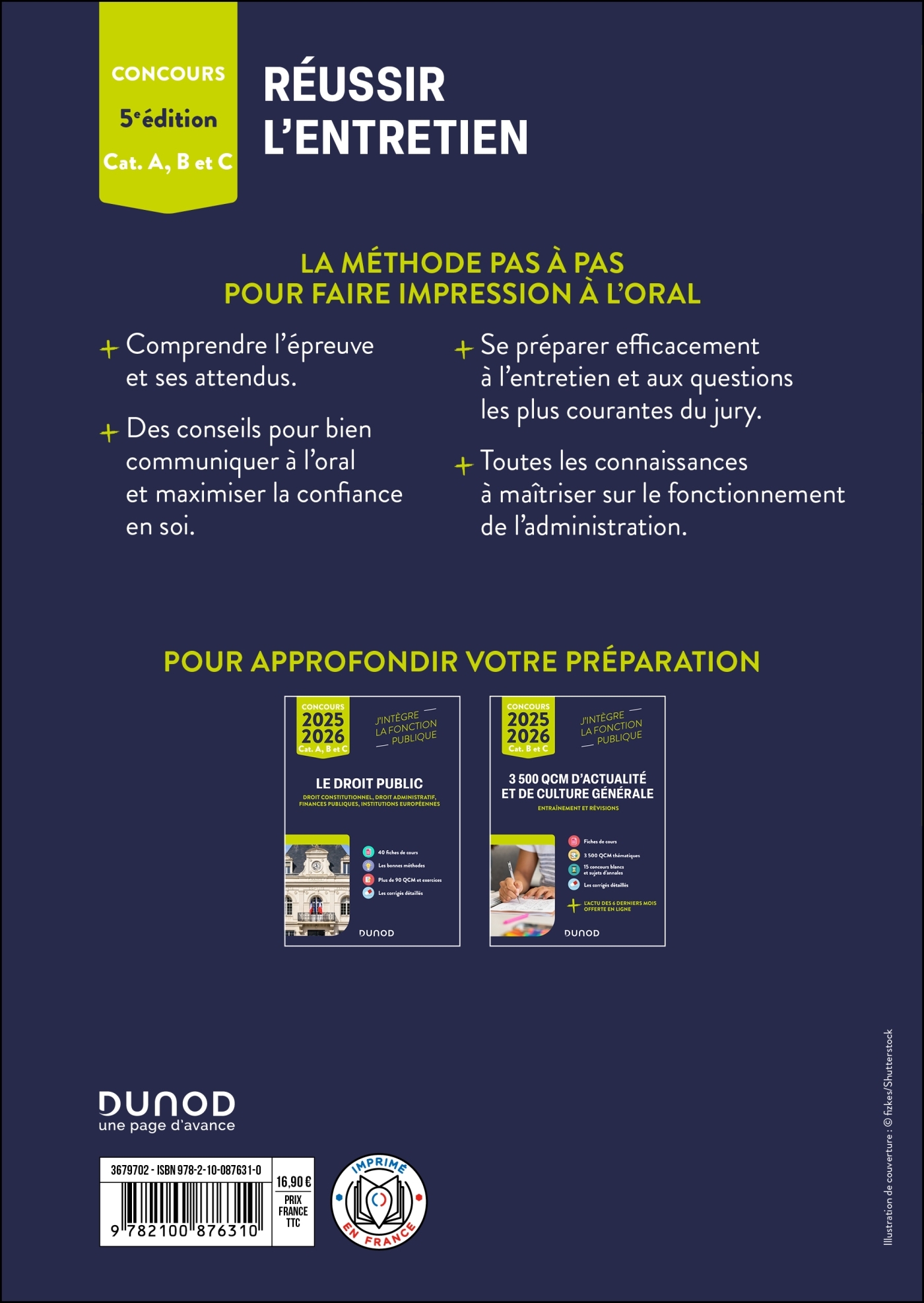 Réussir l'entretien - Catégories A, B, C - Dominique Pipard-Thavez, Francis Pian, Dominique Pipard-Thavez, Francis Pian - DUNOD