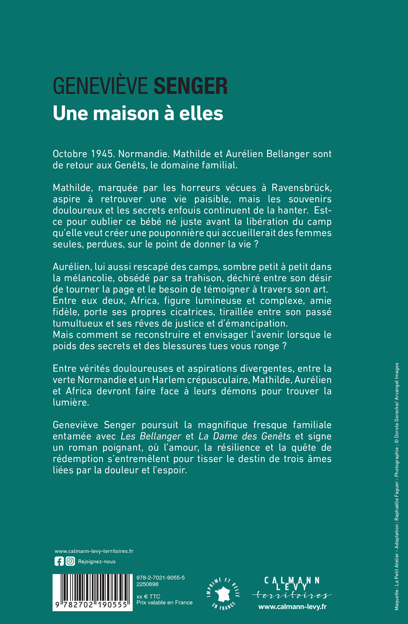 Une maison à elles - Genevieve Senger - CALMANN-LEVY