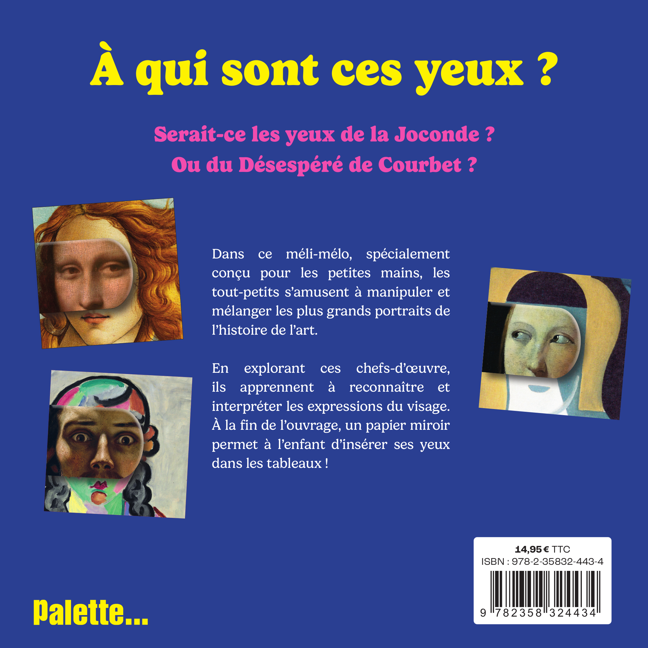 Méli-mélo dans l’art - À qui sont ces yeux ? - Claire Zucchelli-Romer, Claire Zucchelli-Romer - PALETTE