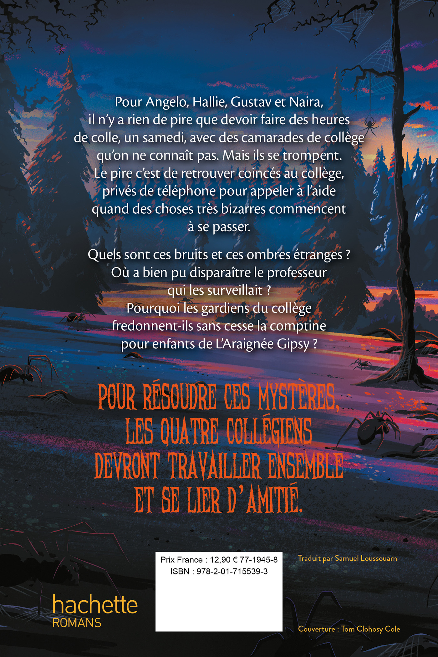 Le collège Dread Wood - tome 1 - Jennifer Killick, Samuel Loussouarn - HACHETTE ROMANS