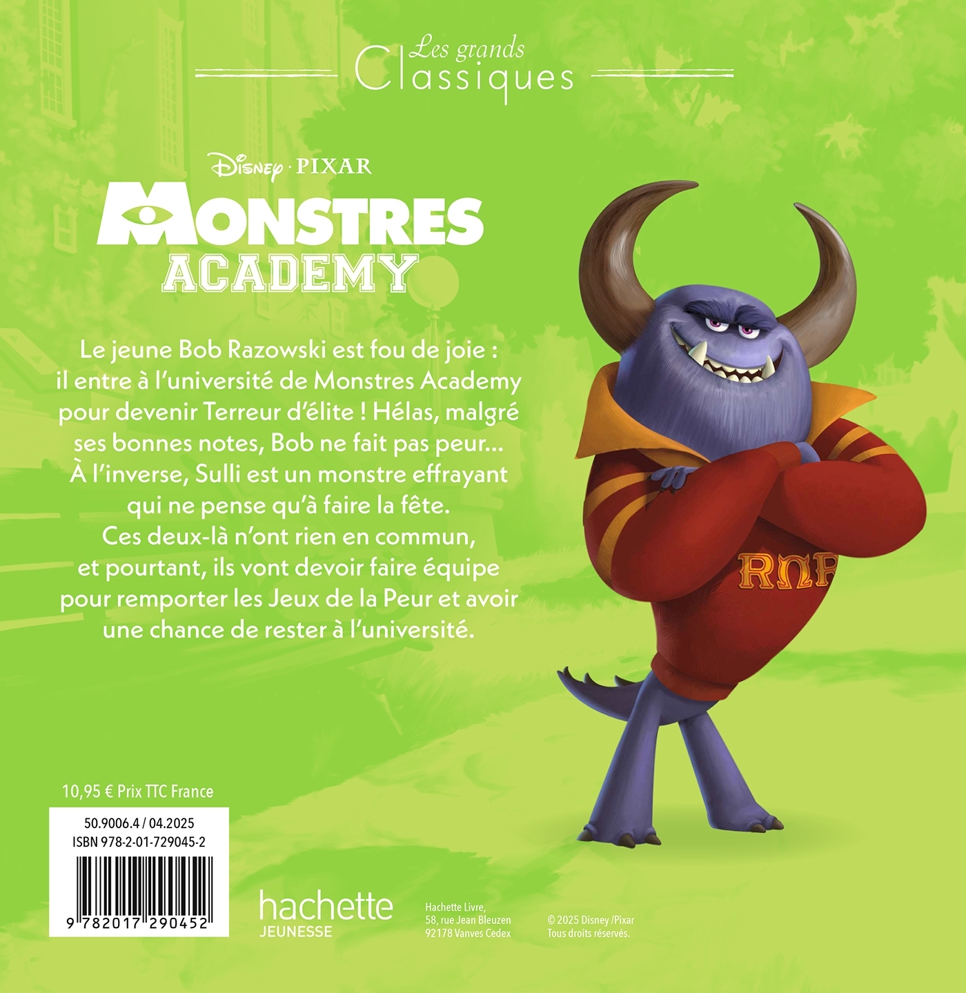 MONSTRES ACADEMY - Les Grands Classiques - Disney Pixar -  - DISNEY HACHETTE