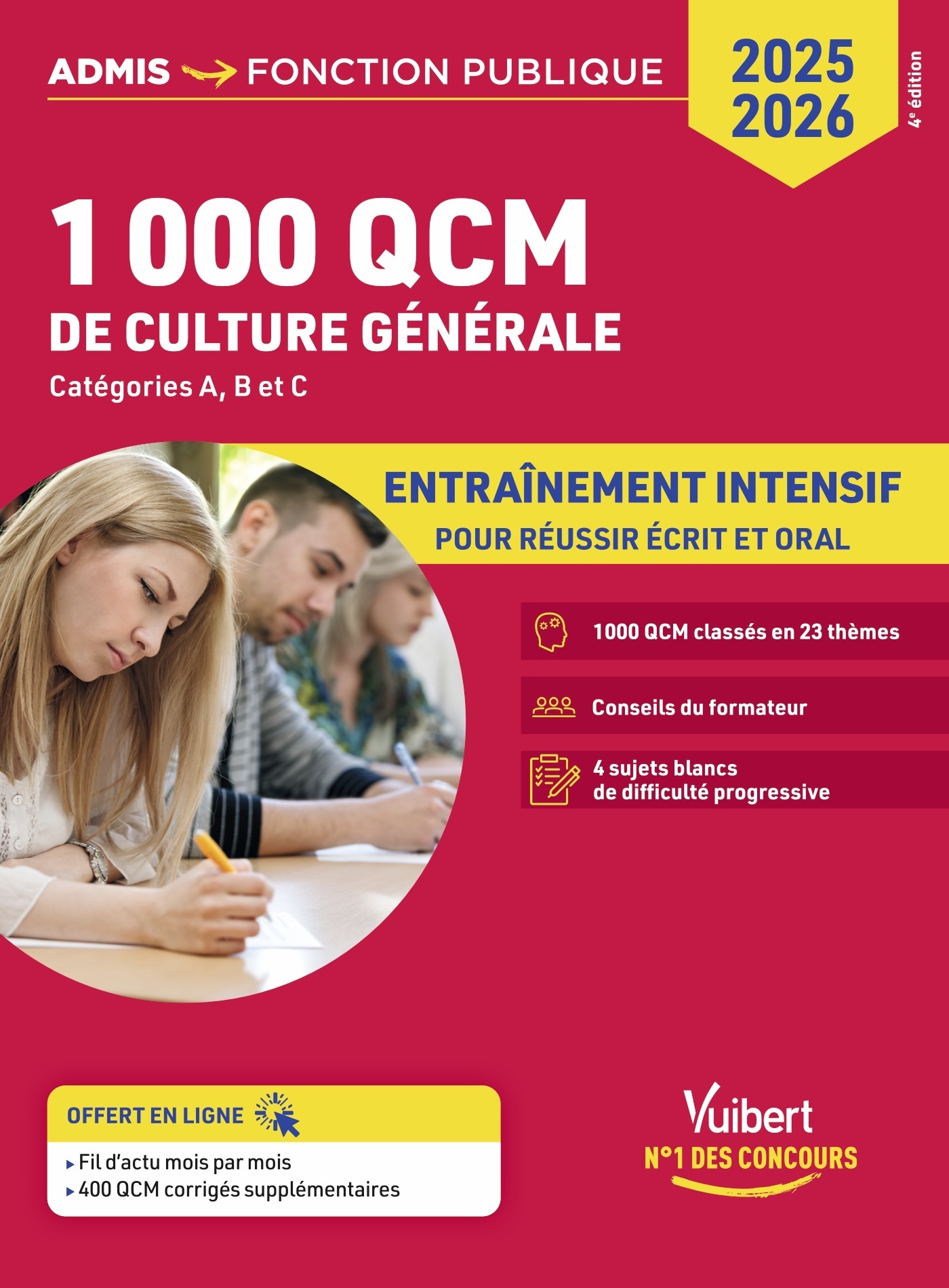 1000 QCM de culture générale - Olivier Bellégo, Mélanie Hoffert, Rémi Pérès - VUIBERT