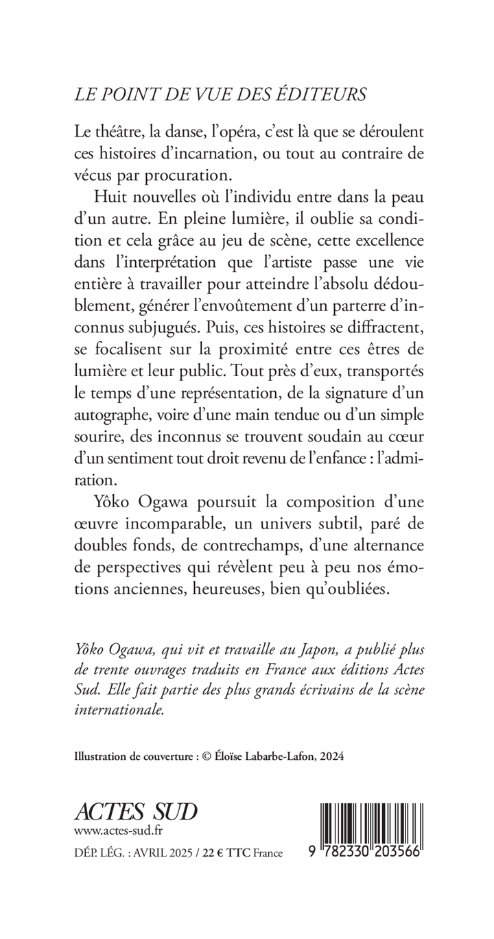 Scènes endormies dans la paume de la main - Yôko Ogawa, Sophie Rèfle, Yôko Ogawa, Sophie Rèfle - ACTES SUD
