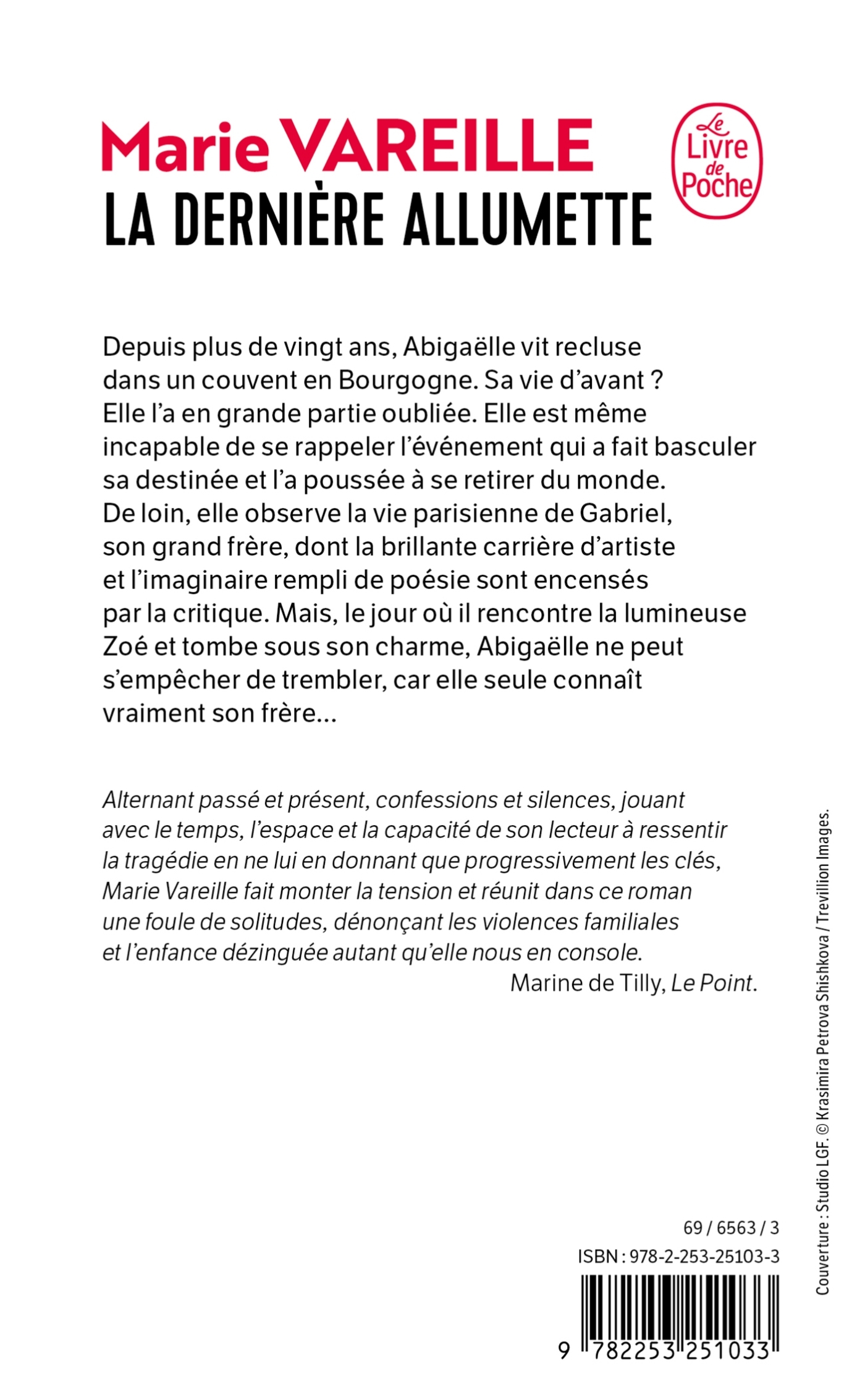 La Dernière Allumette - Marie Vareille, Marie Vareille - LGF