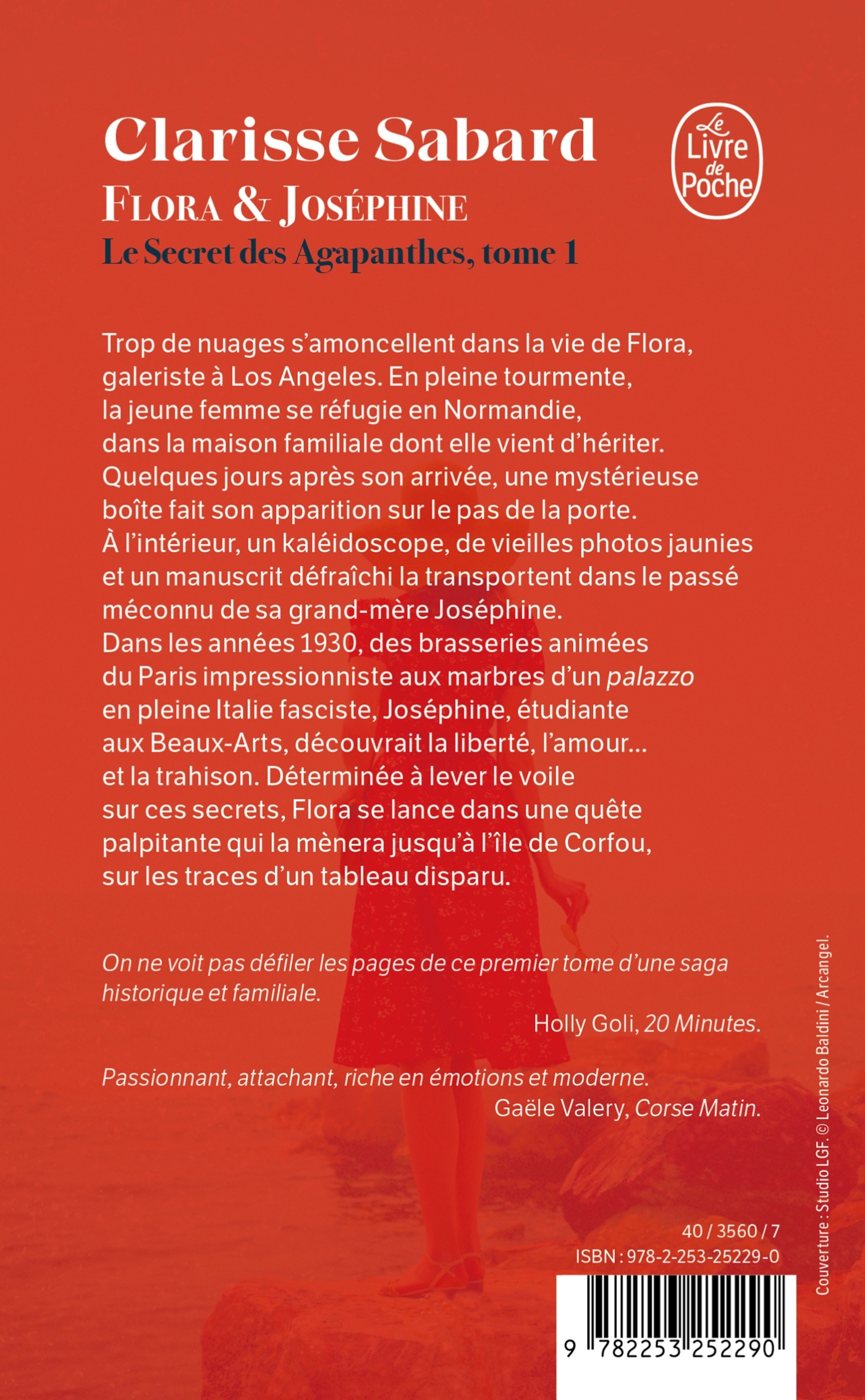 Flora et Joséphine (Le Secret des agapanthes, Tome 1) - Clarisse Sabard, Clarisse Sabard - LGF