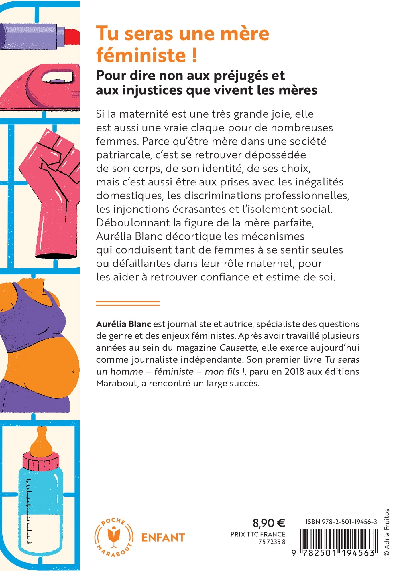Tu seras une mère féministe ! - Aurélia Blanc - MARABOUT