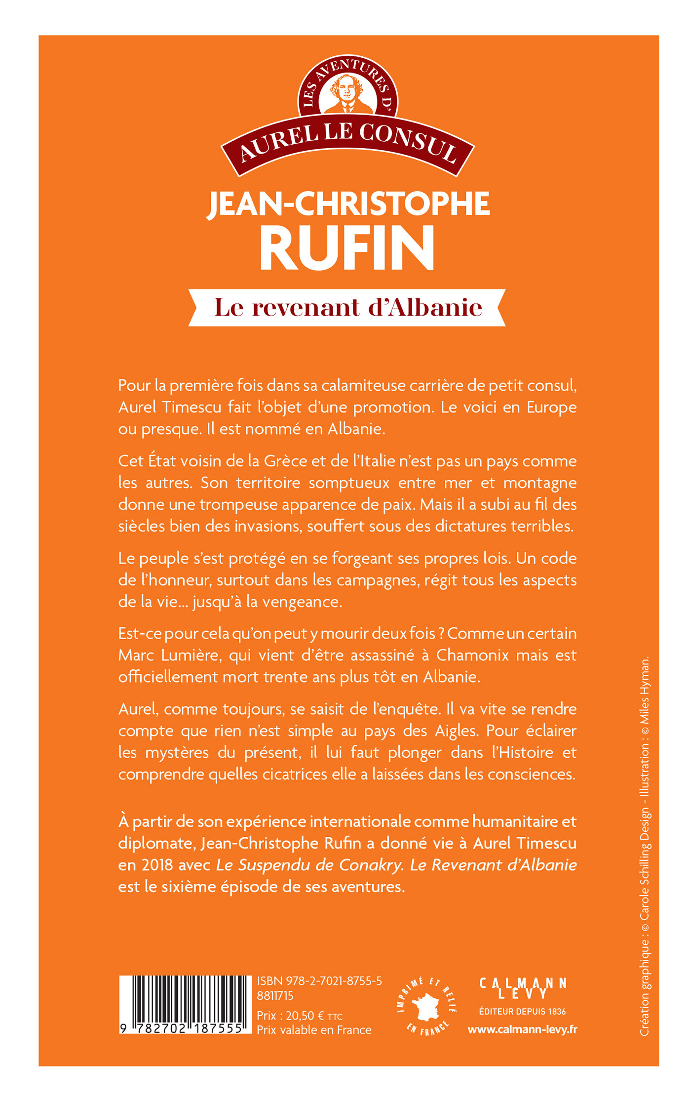 Le Revenant d'Albanie - Jean-Christophe RUFIN - CALMANN-LEVY