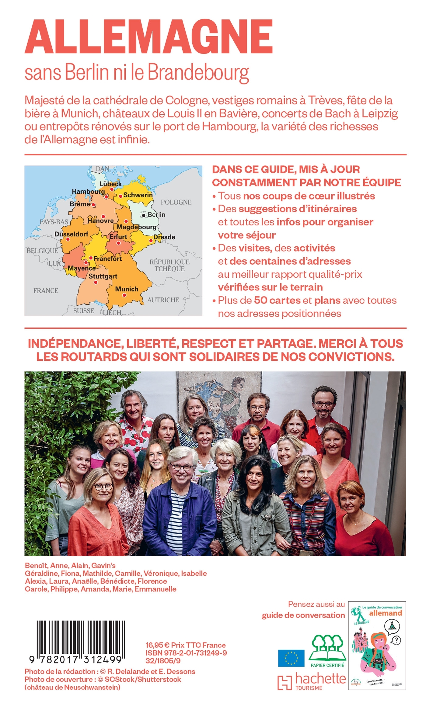 Guide du Routard Allemagne 2025/26 -  ,   - HACHETTE TOURI