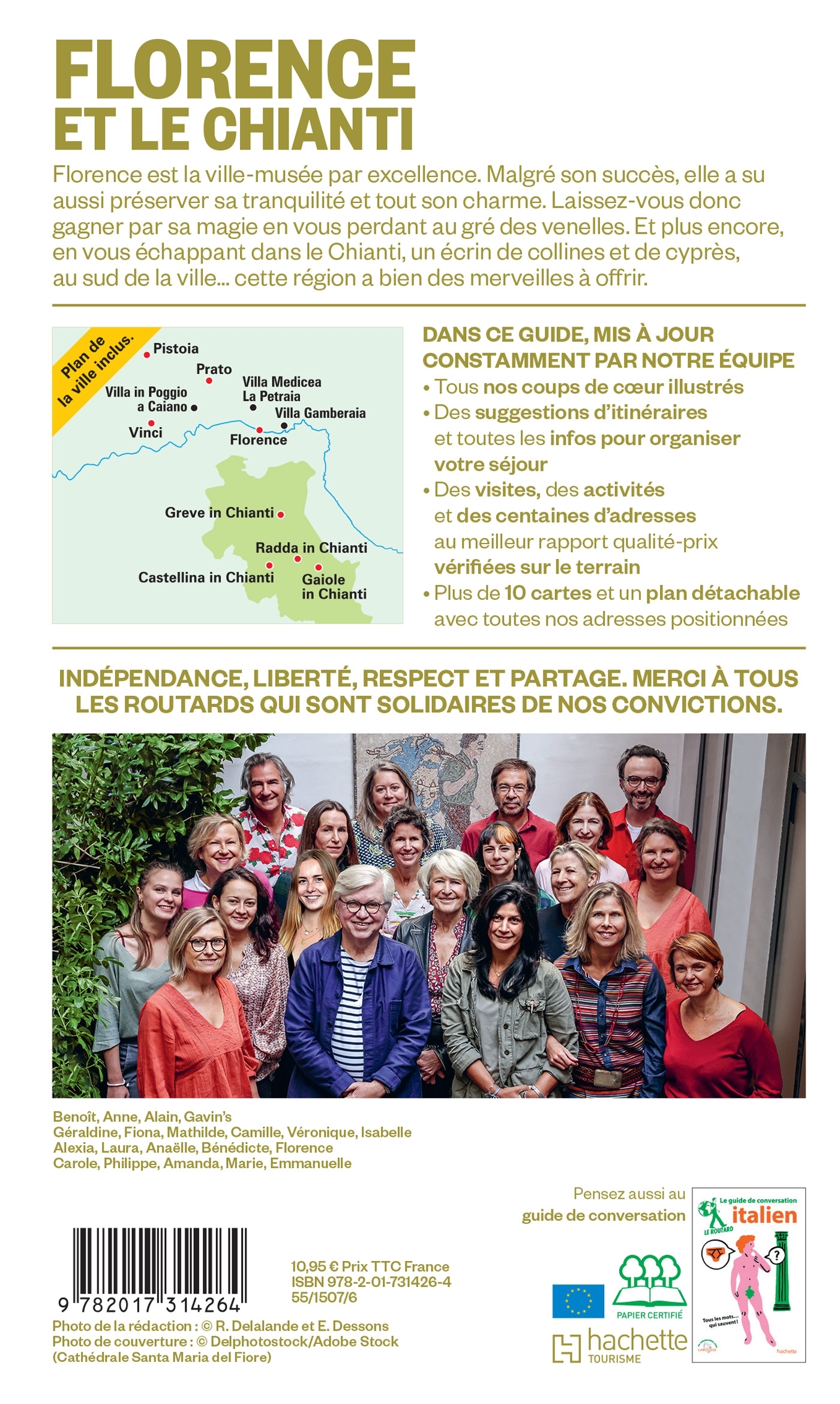 Guide du Routard Florence et Le Chianti 2025/26 -   - HACHETTE TOURI