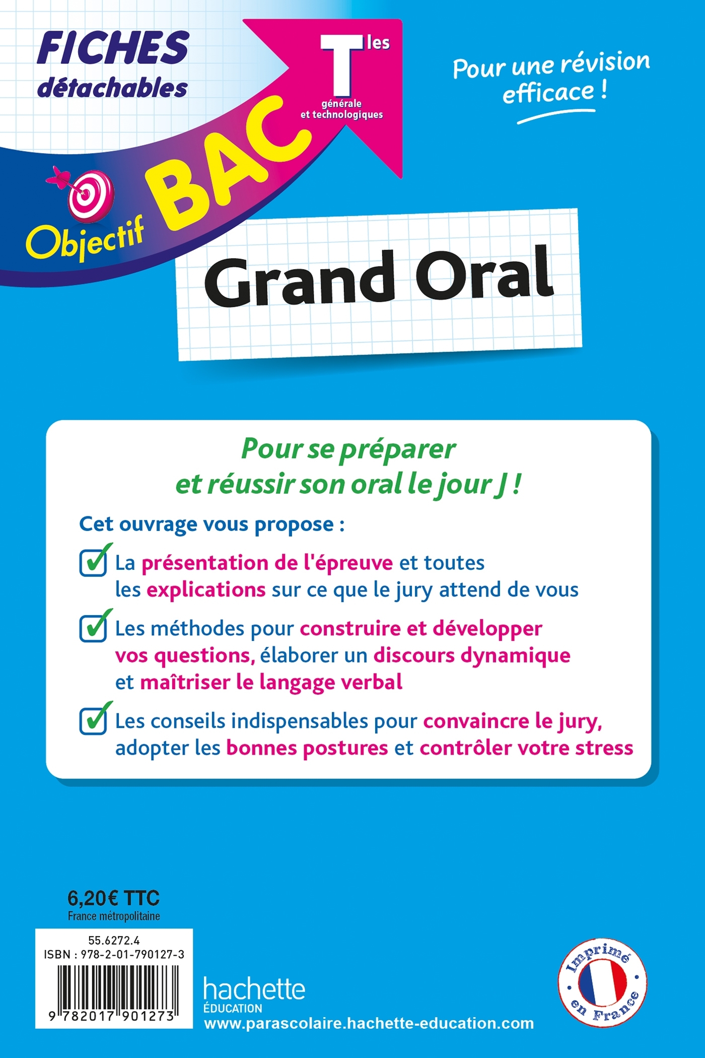 Objectif BAC Fiches - Le grand oral du bac Tle - Isabelle Lisle, Sylvie Beauthier - HACHETTE EDUC