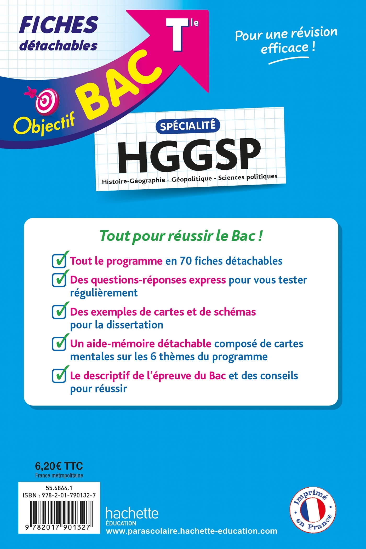 Objectif BAC Fiches - Spécialité HGGSP Tle - Vincent Adoumié - HACHETTE EDUC