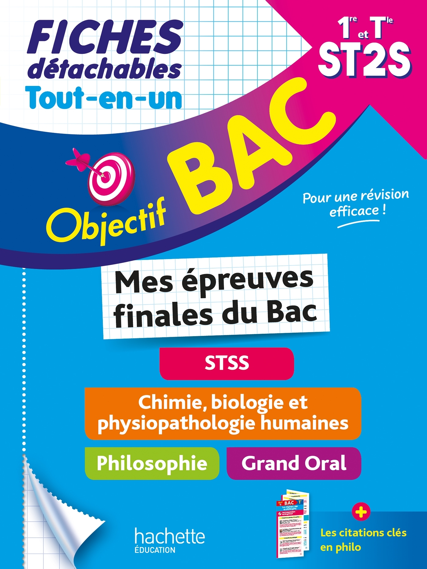 Objectif BAC Fiches Tout-en-un 1re-Term ST2S Mes épreuves finales du Bac - Chrystelle Ménard, Mina Oumassaoud, Marie-Pierre Rey-Nony, Luc Réjaud, Isabelle Lisle, Mikaël Garandeau, Eric Marquer, Magali Babusiaux, Sylvie Beauthier - HACHETTE EDUC