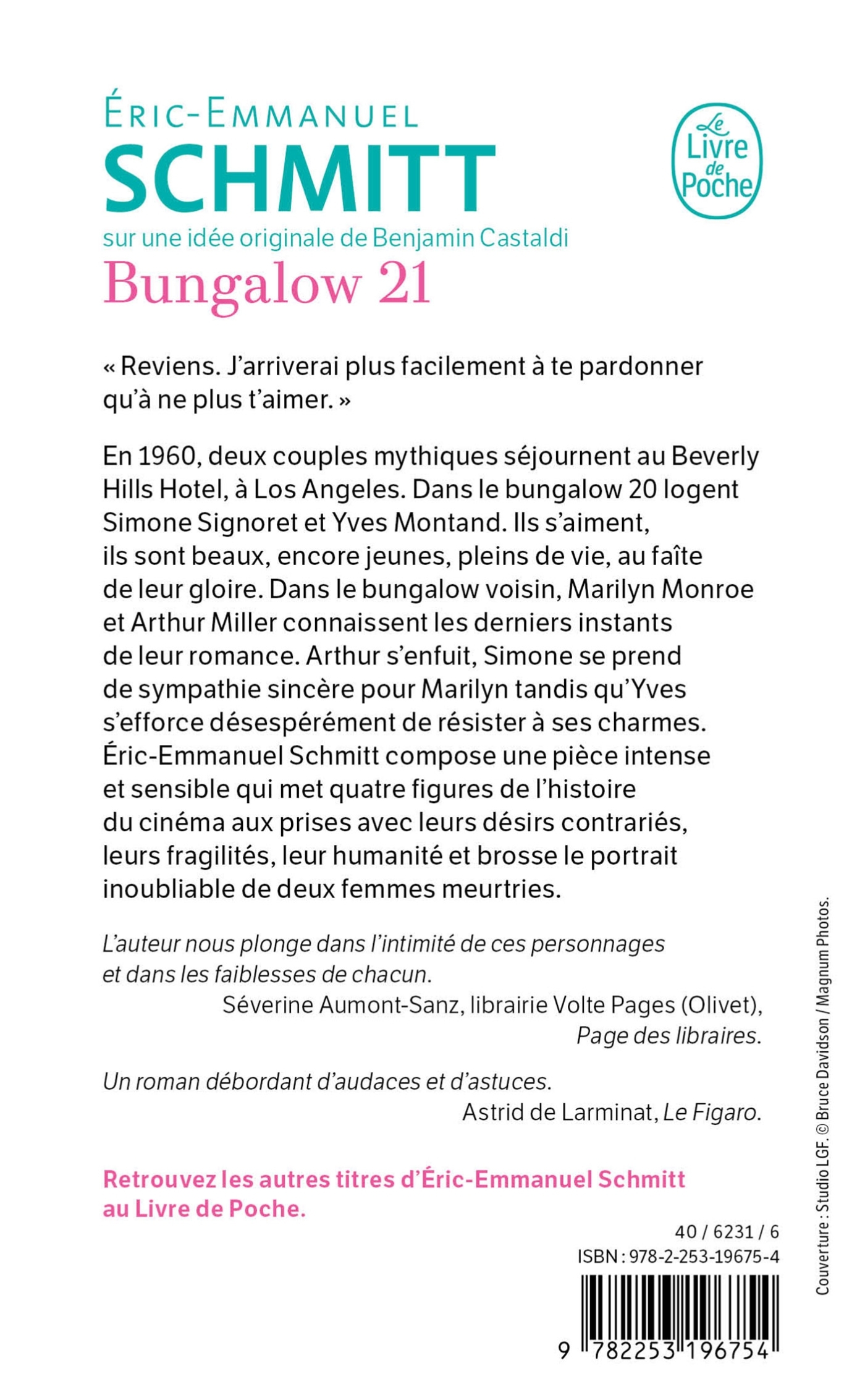 Bungalow 21 - Éric-Emmanuel Schmitt, Éric-Emmanuel Schmitt - LGF