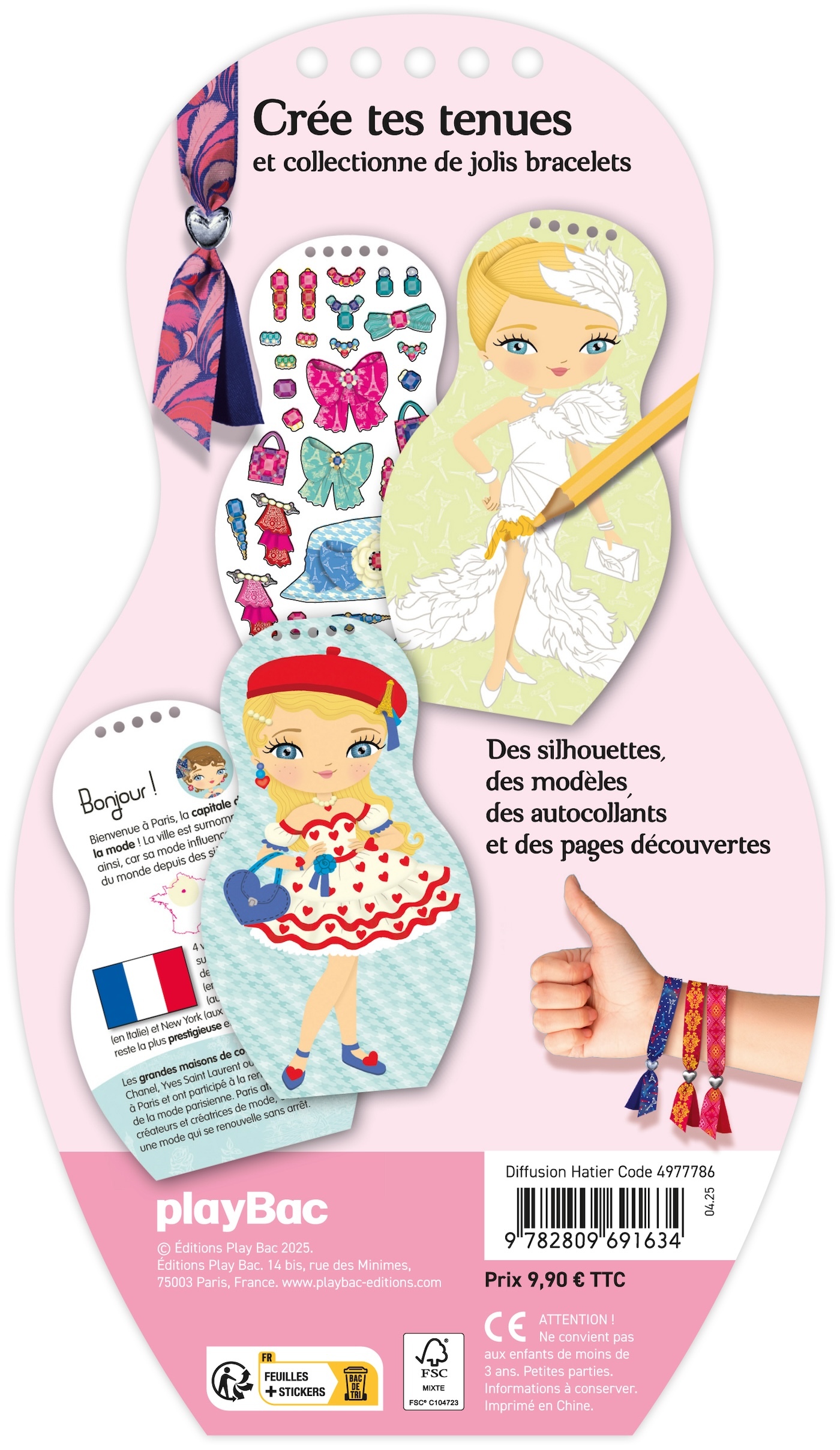 Minimiki - Carnet créatif - Mode à Paris - Julie Camel - PLAY BAC