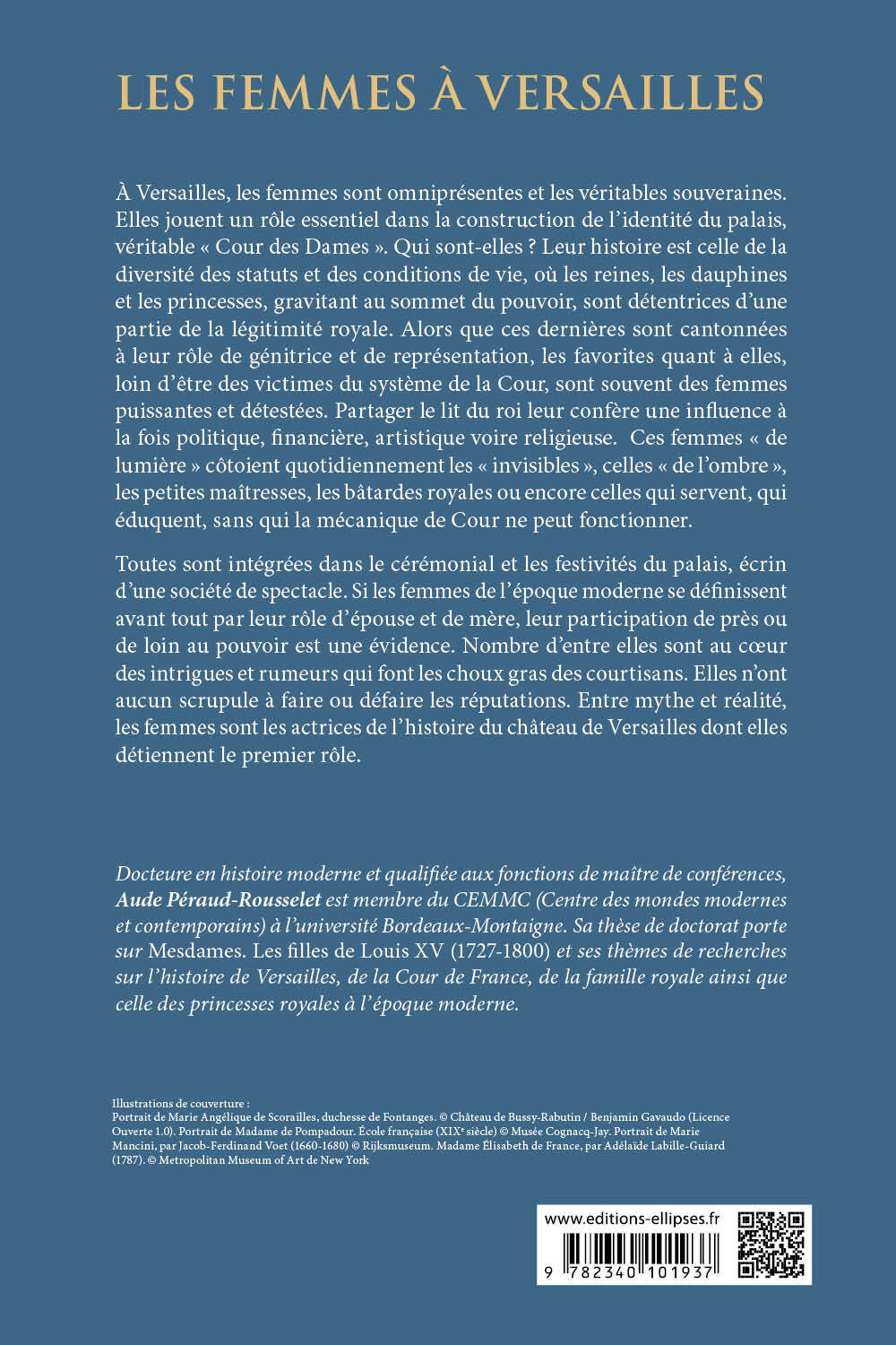 Les femmes à Versailles - PERAUD-ROUSSELET AUDE - ELLIPSES
