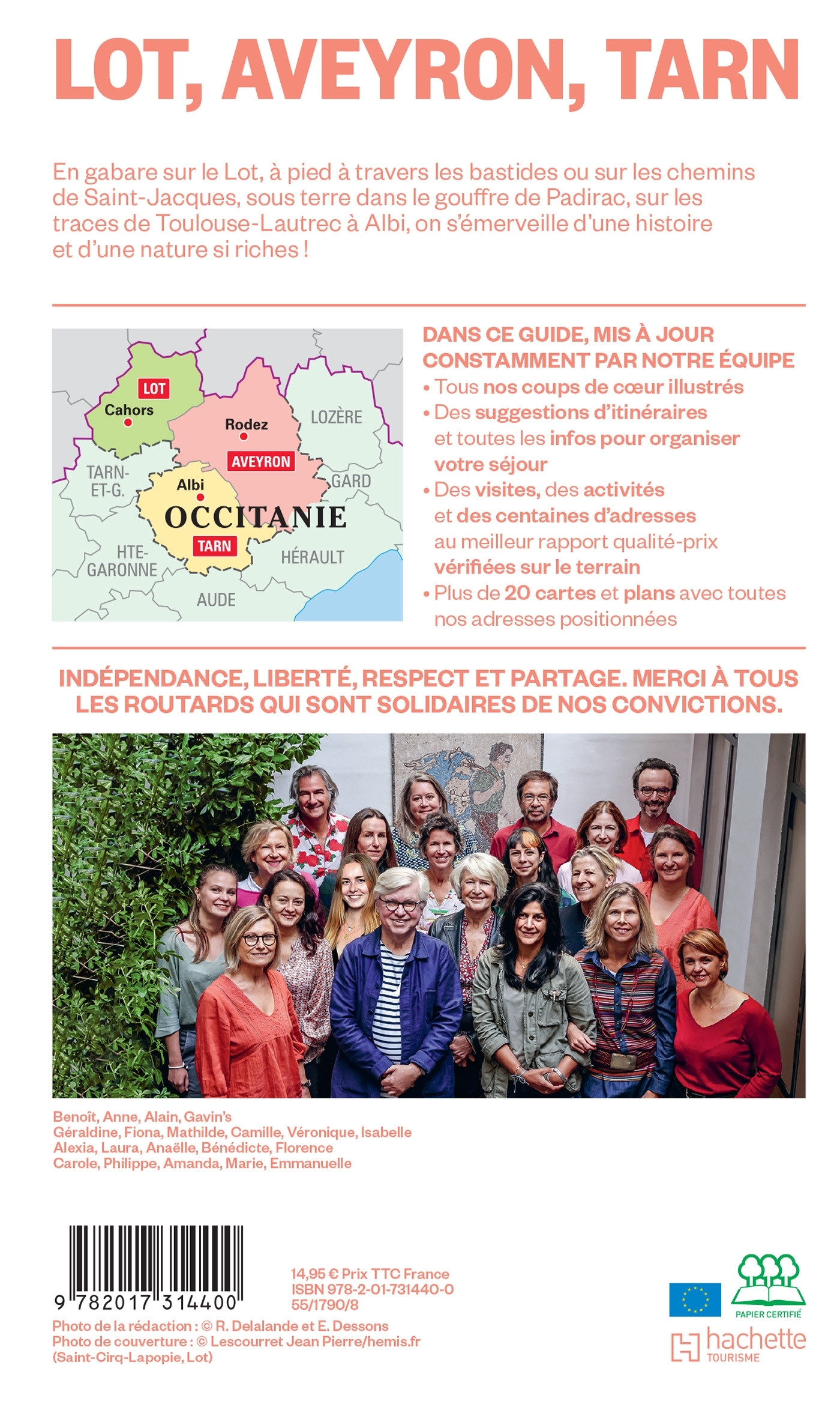 Guide du Routard Lot, Aveyron, Tarn 2025/26 -  - HACHETTE TOURI