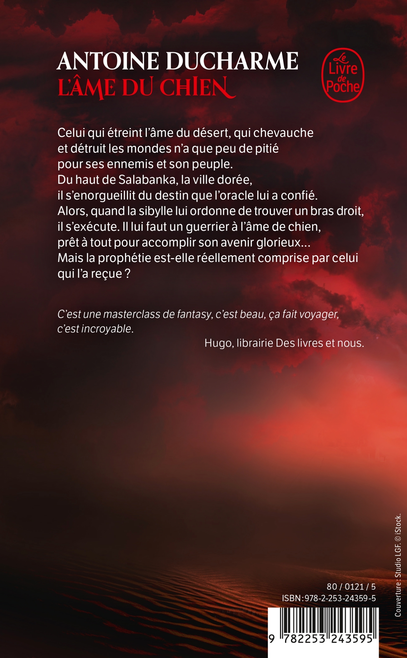 L'Âme du chien - DUCHARME ANTOINE - LGF