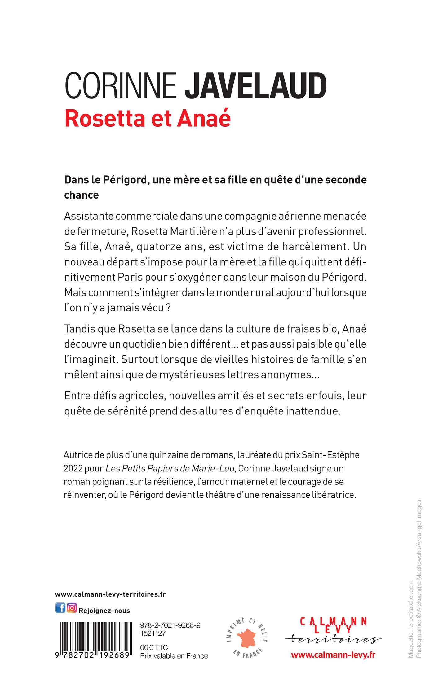 Rosetta et Anaé - JAVELAUD CORINNE - CALMANN-LEVY