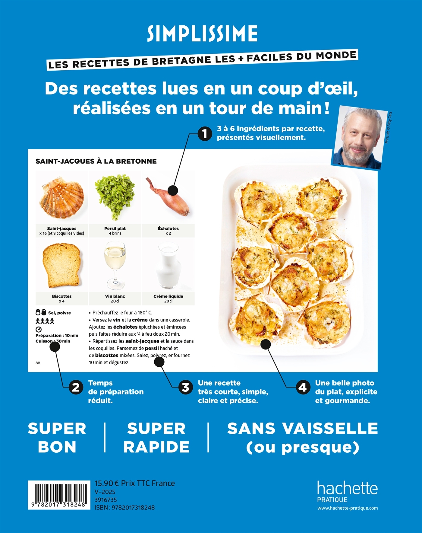 Les recettes de Bretagne les + faciles du monde - MALLET JEAN-FRANCOIS - HACHETTE PRAT