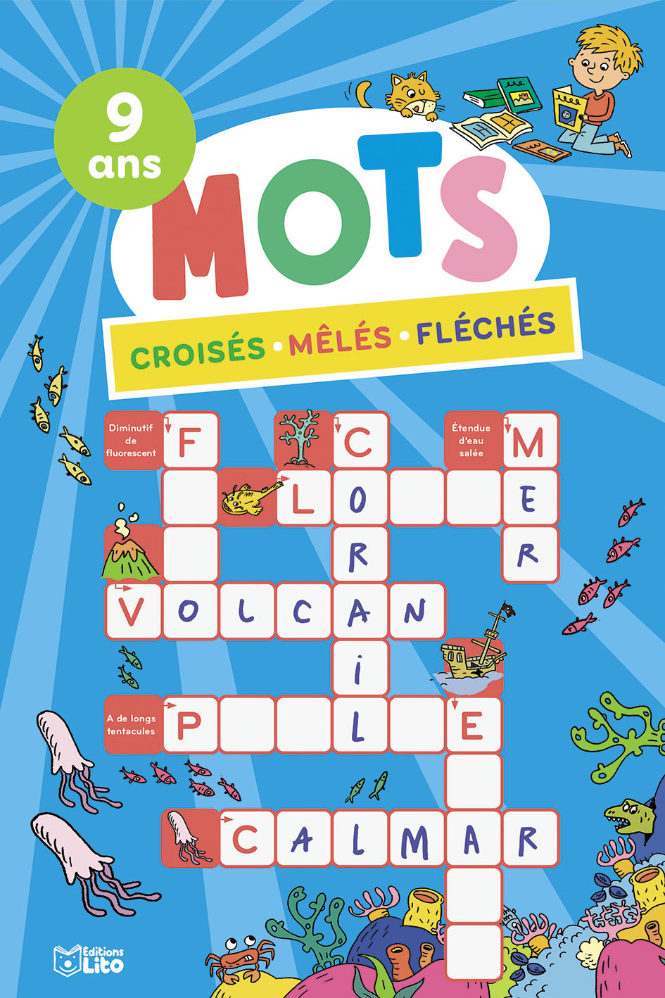 MOTS CROISES MELES FLECHES 9 A -  - LITO