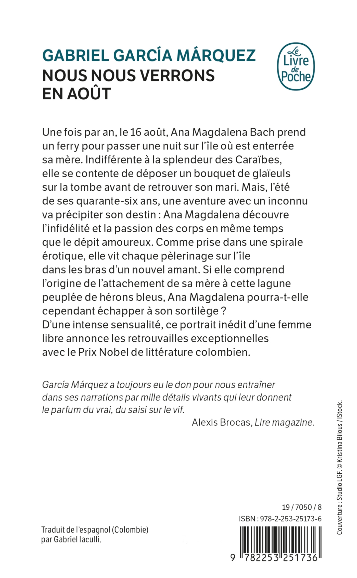 Nous nous verrons en août - GARCIA MáRQUEZ GABRIEL - LGF