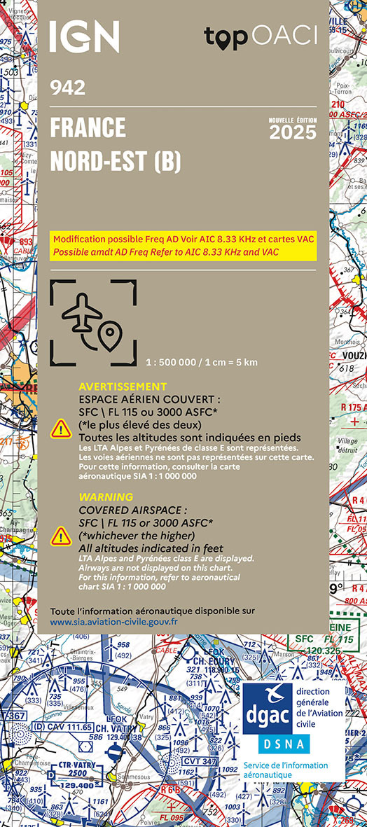 OACI942 - FRANCE NORD-EST 2025 -  - IGN