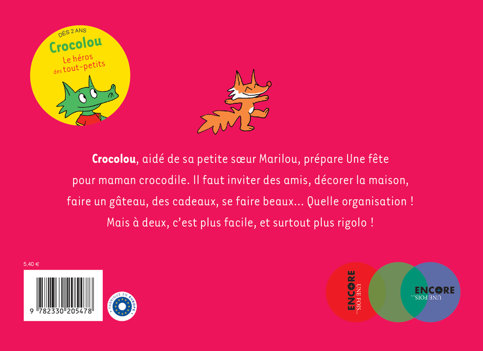 Crocolou, Une surprise pour maman - Ophélie Texier - ACTES SUD