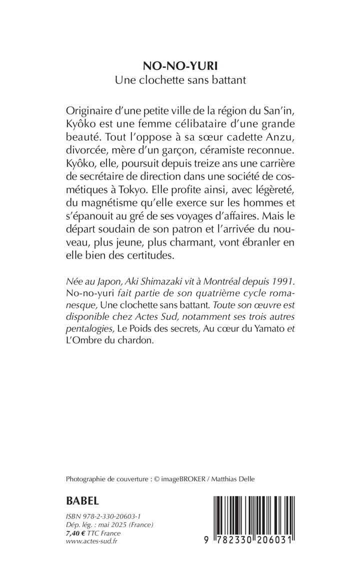 No-no-yuri - Aki Shimazaki - ACTES SUD