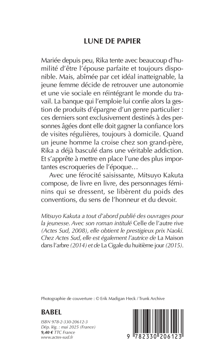 Lune de papier - Mitsuyo Kakuta, Sophie Refle - ACTES SUD