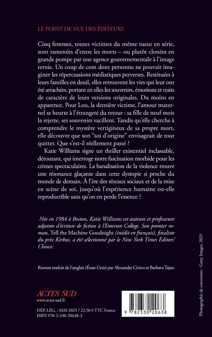 Mon assassinat - Katie Williams, Barbara Tajan, Alexandre Civico - ACTES SUD