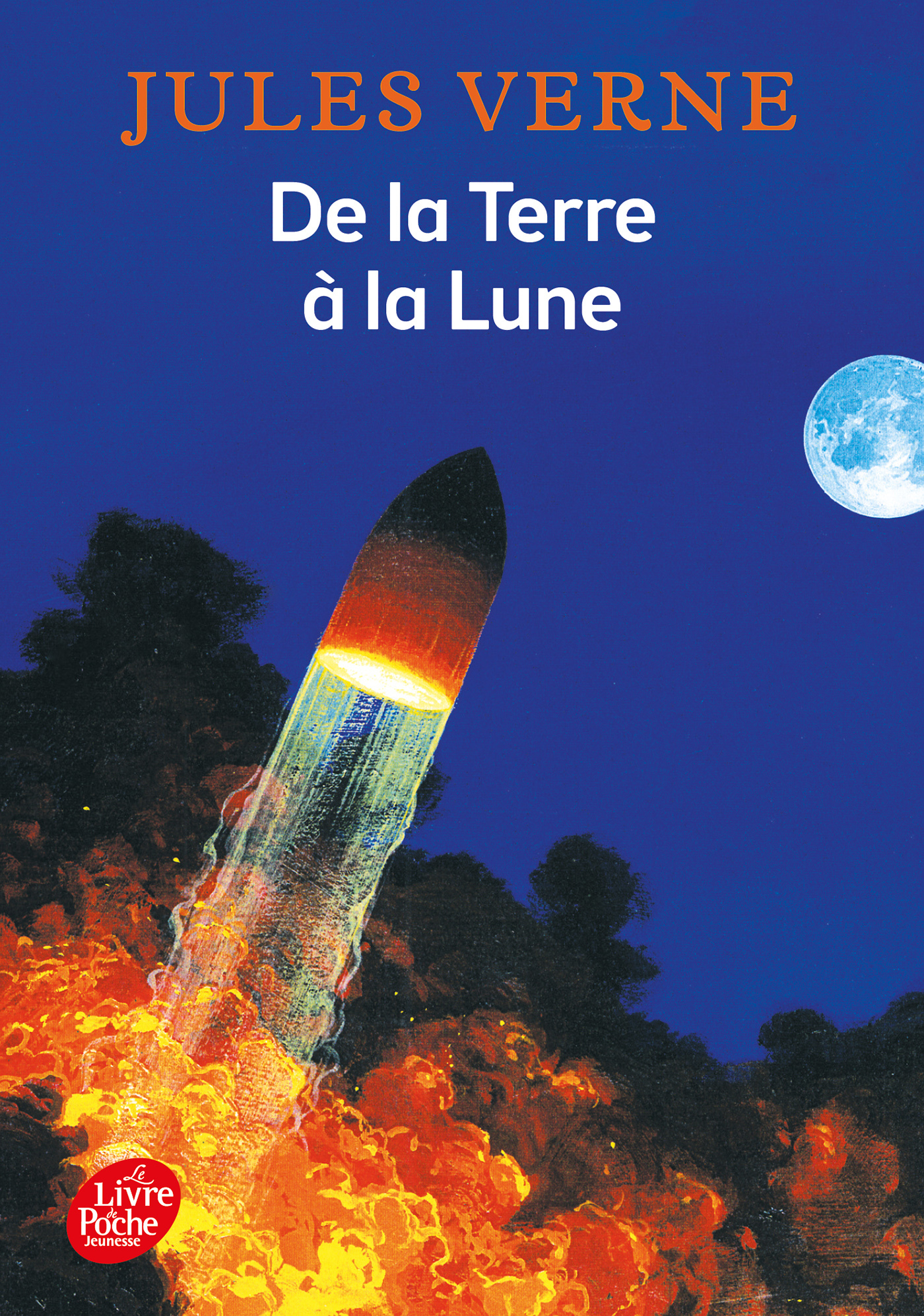 De la Terre à la Lune - Trajet direct en 97 heures et 20 minutes - Texte intégral - Jules Verne,  Manchu - POCHE JEUNESSE