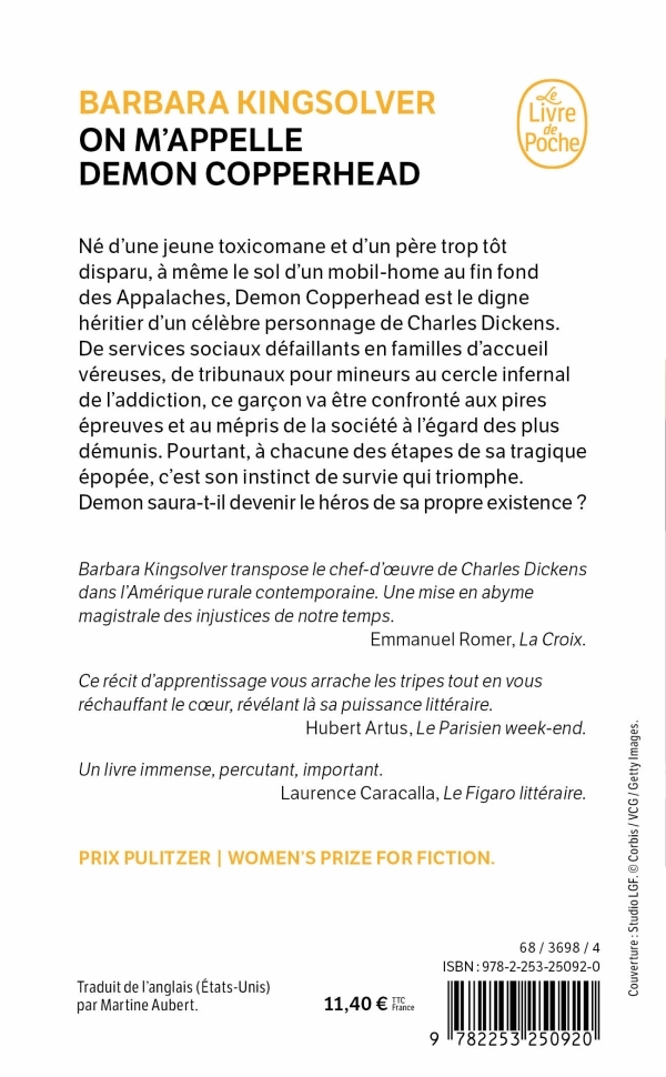 On m'appelle Demon Copperhead - Barbara Kingsolver - LGF