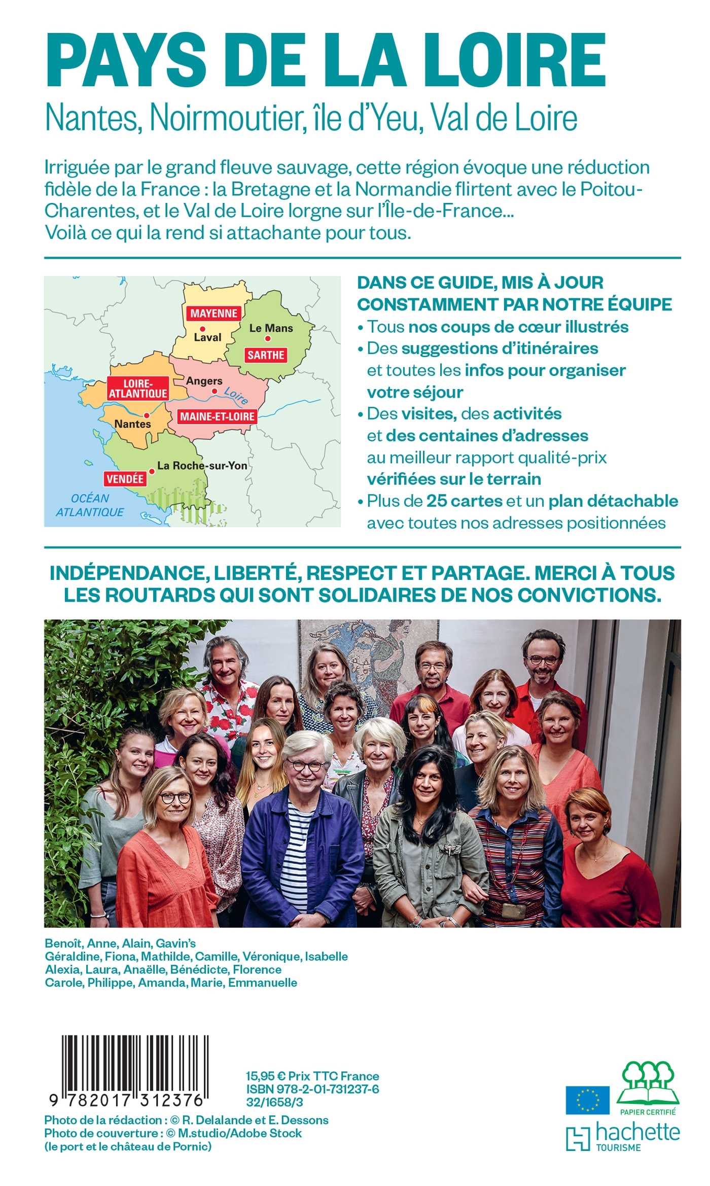 Guide du Routard Pays de la Loire 2025/26 -   - HACHETTE TOURI