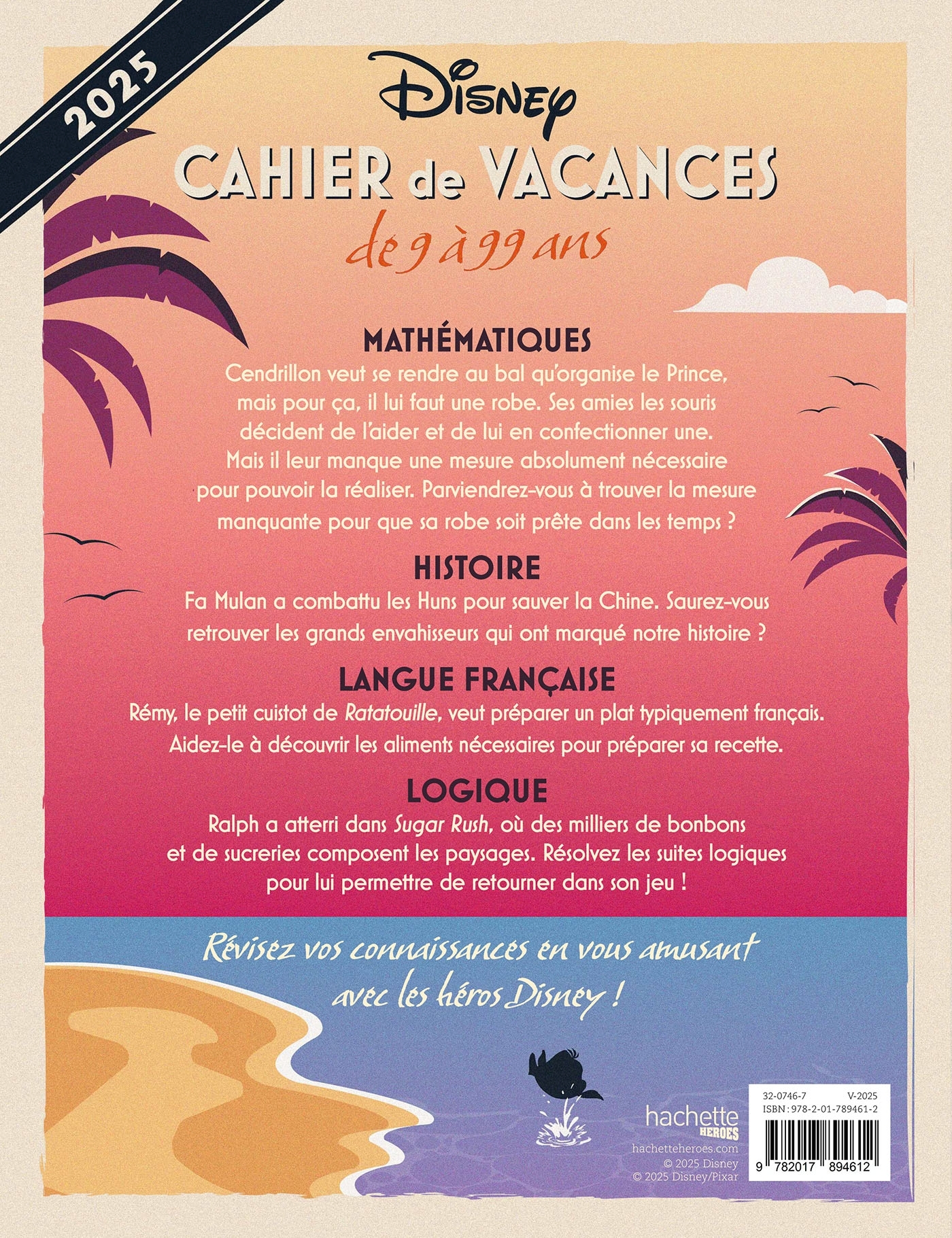 Cahier de vacances Disney 2025 - Alexia Maury - HACHETTE HEROES