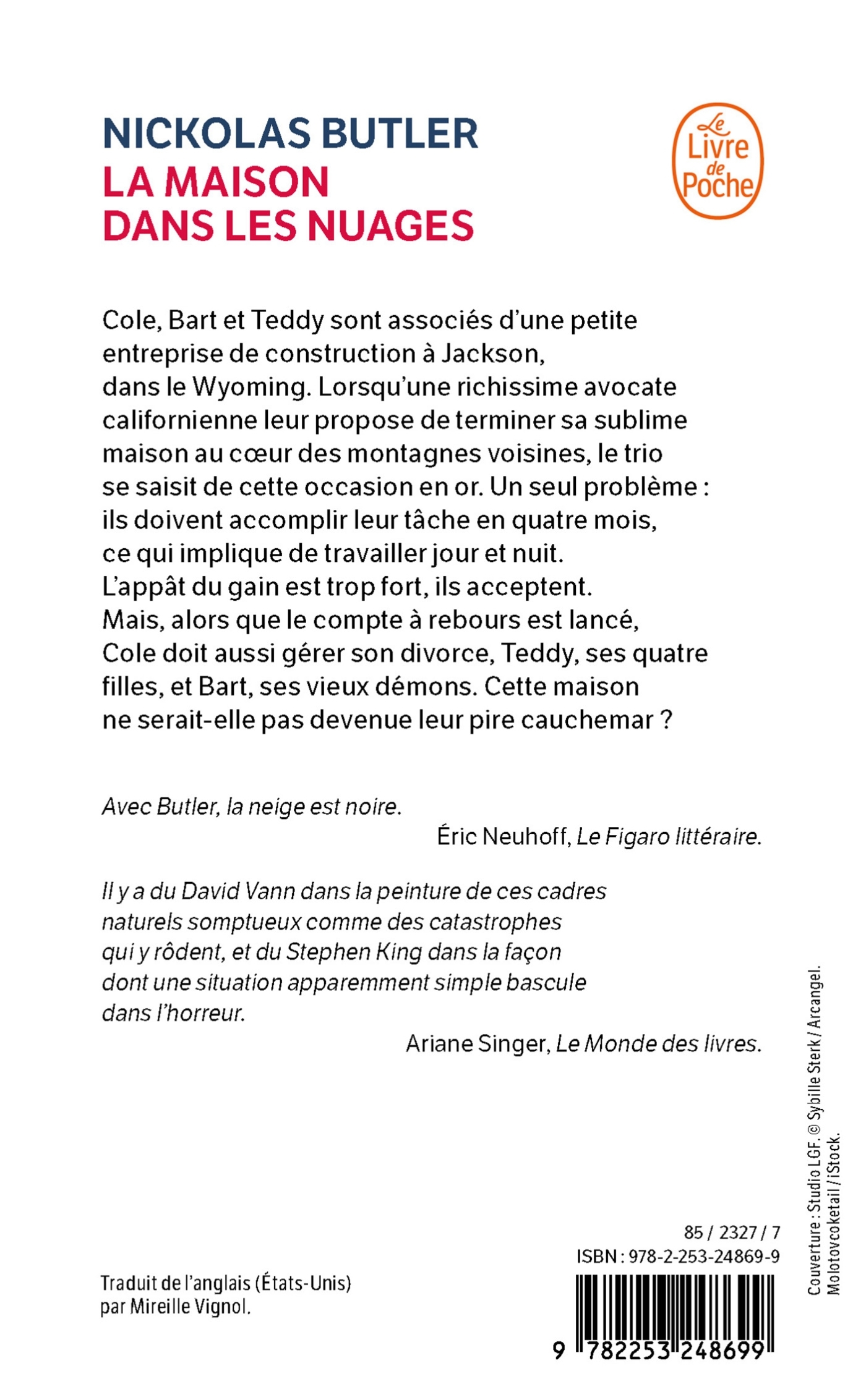 La Maison dans les nuages - Nickolas Butler - LGF