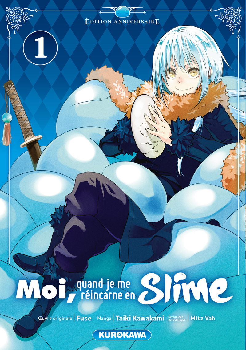 Moi, quand je me réincarne en Slime - tome 1 - Edition 20 ans -  Fuse, Taiki Kawakami,  Mitz Vah, Erica Moriya - KUROKAWA