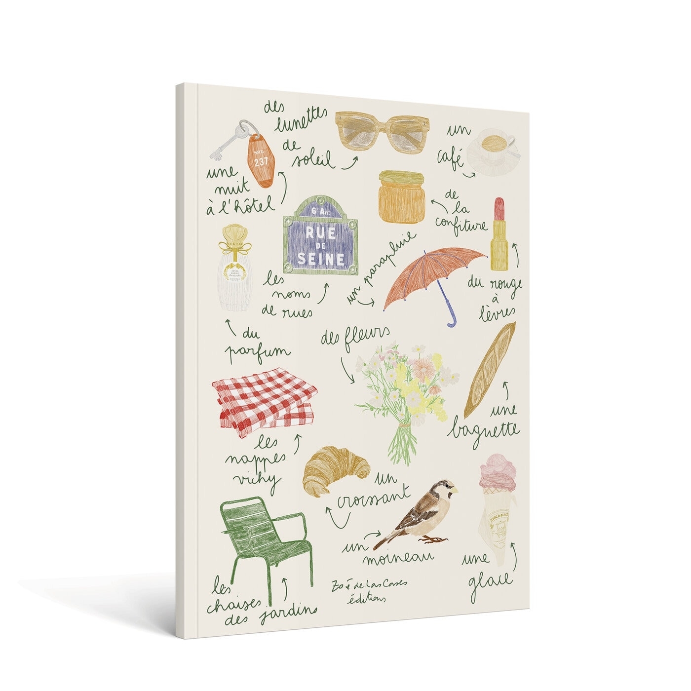 CARNET PARIS A4 - ZOÉ DE LAS CASES - Zoé de Las Cases - HACHETTE PRAT