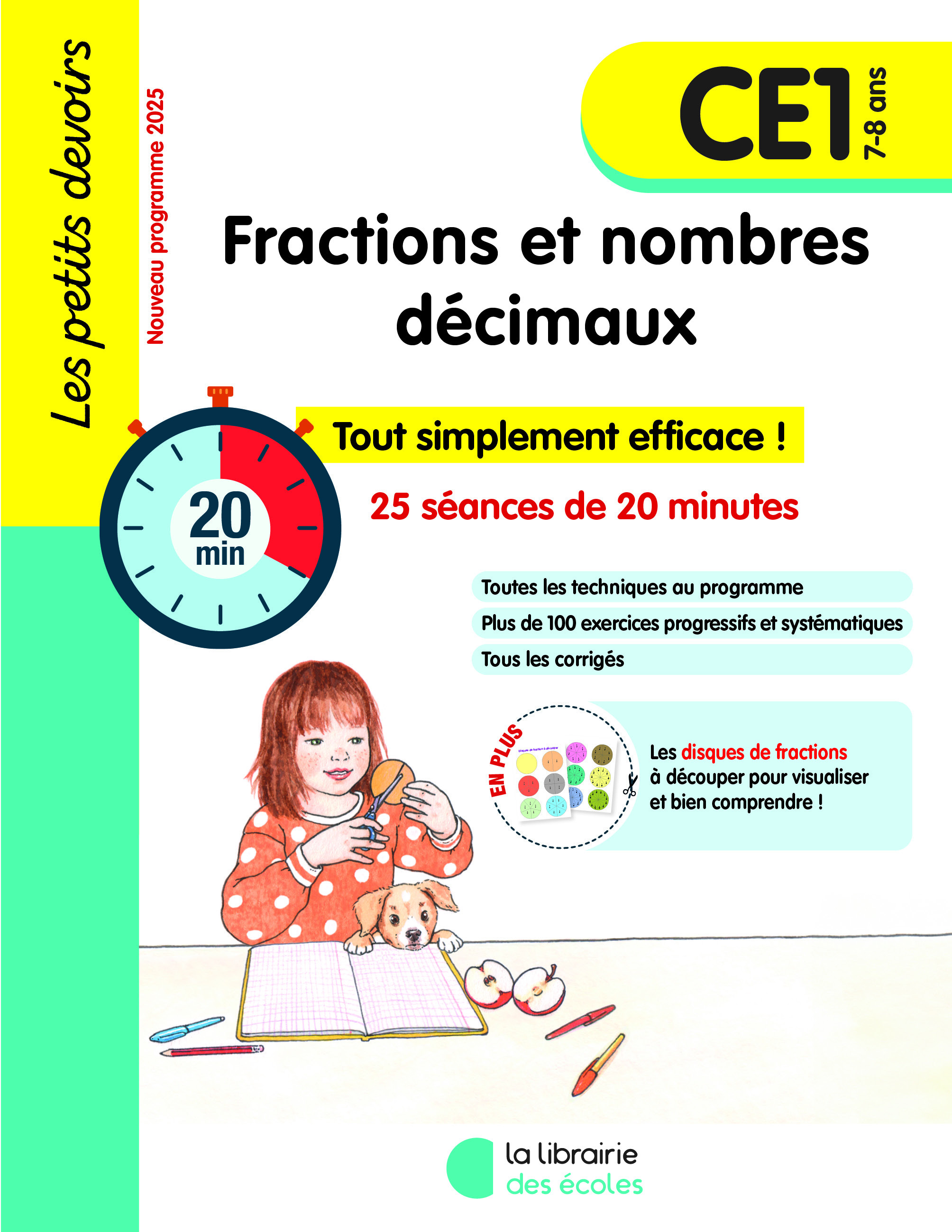 Les Petits Devoirs - Fractions CE1 - Laura Moreau - LIB DES ECOLES
