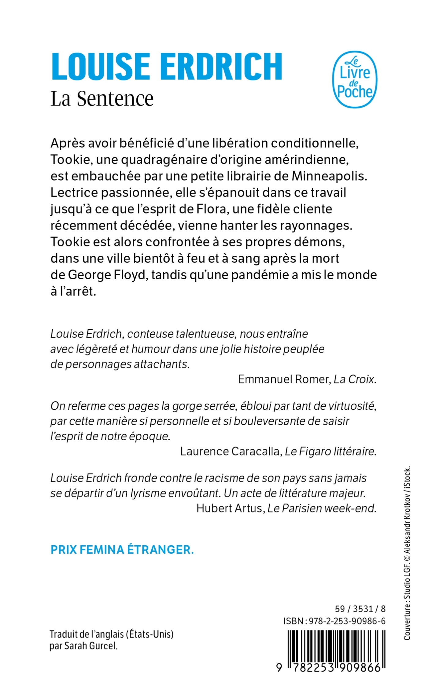 La Sentence - LOUISE ERDRICH - LGF