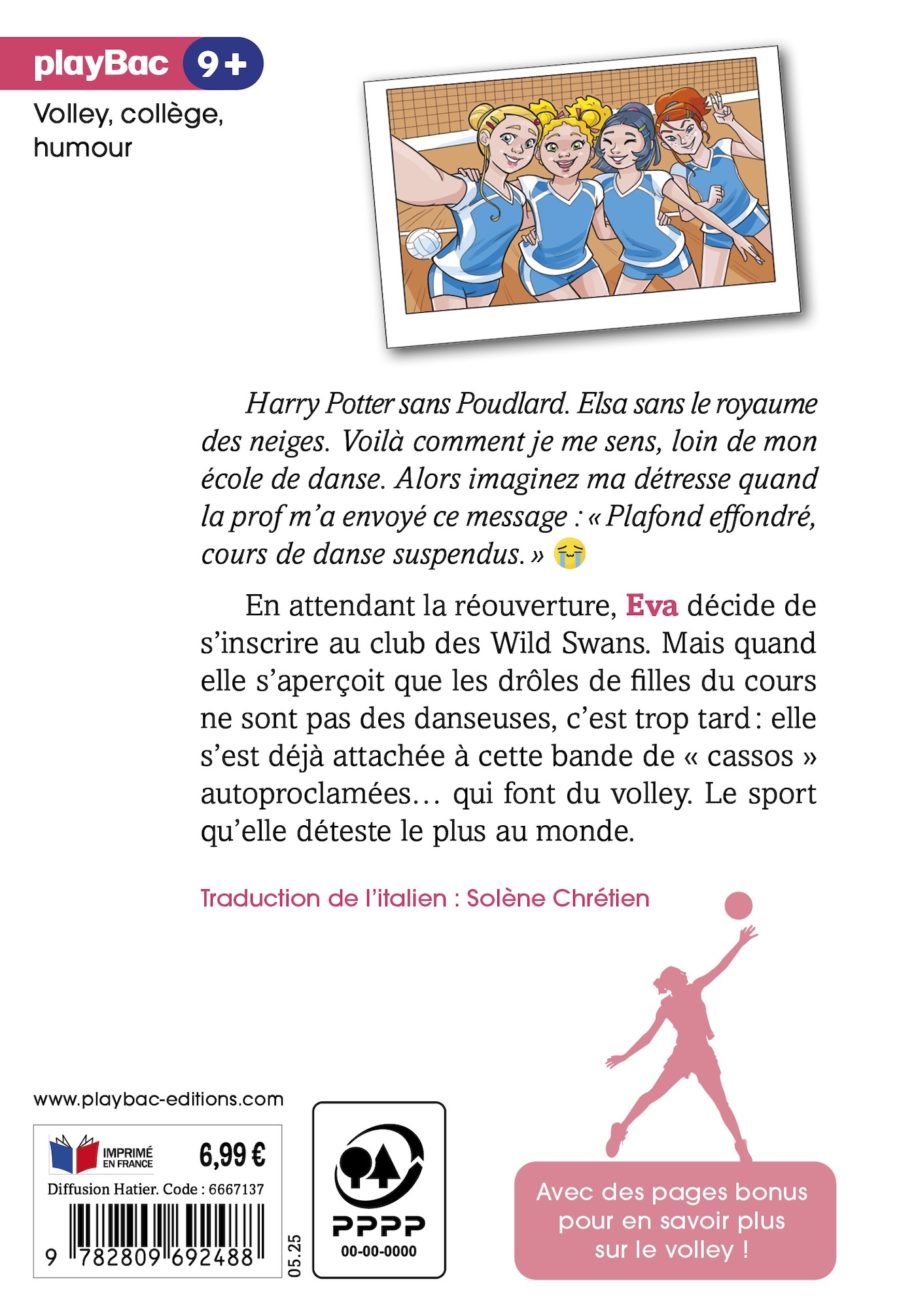 Passion Volley - Nouvelle vie ! - Tome 1 - Lia Celi, Donata Pizzato - PLAY BAC