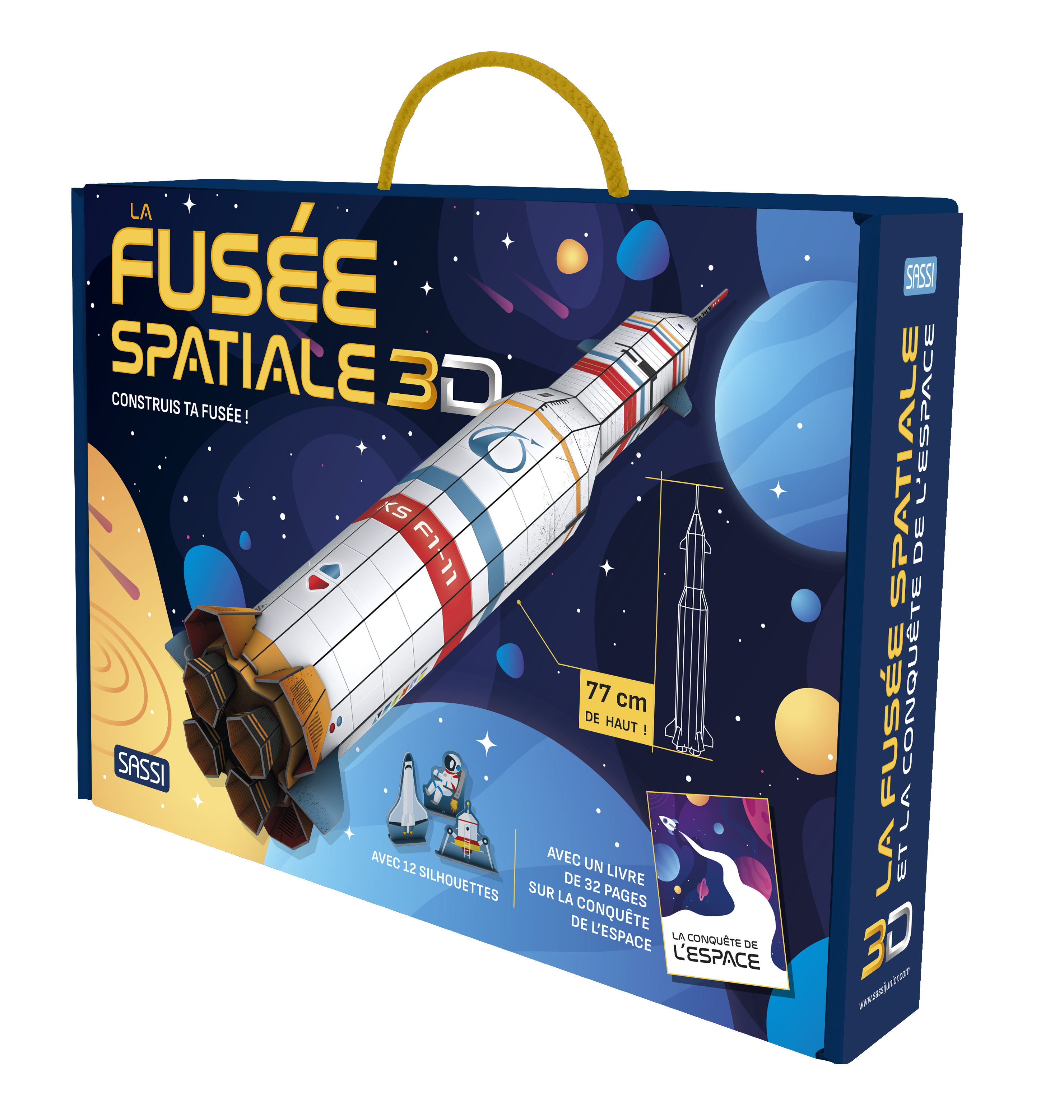 La fusée spatiale 3D - La conquête de l'espace - Alberto Borgo, Ester Tomè - SASSI