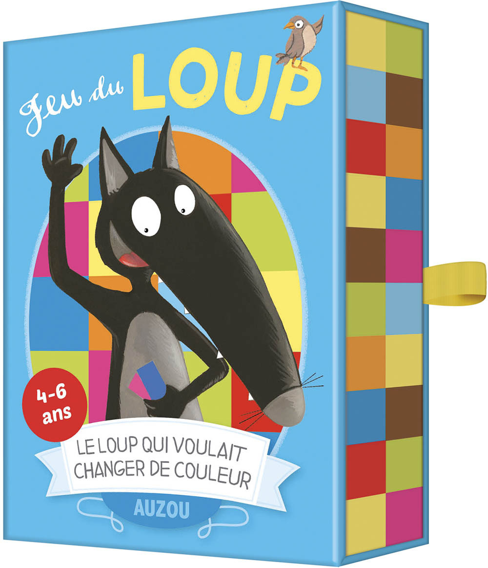 Le jeu de cartes du loup qui voulait changer de couleur - Roberto FRAGA, Orianne LALLEMAND, Éléonore THUILLIER - AUZOU