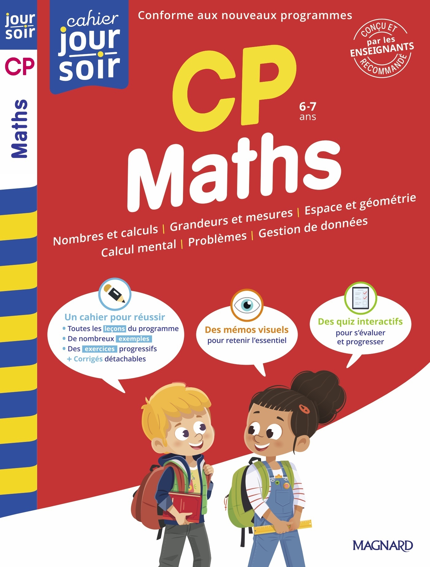 Maths CP - Cahier Jour Soir - Bernard Semenadisse, Michel Wormser - MAGNARD