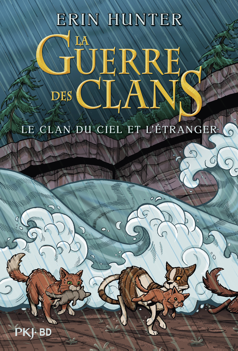 La guerre des Clans - Le clan du Ciel et l'étranger BD - Erin Hunter, Dan Jolley - POCKET JEUNESSE