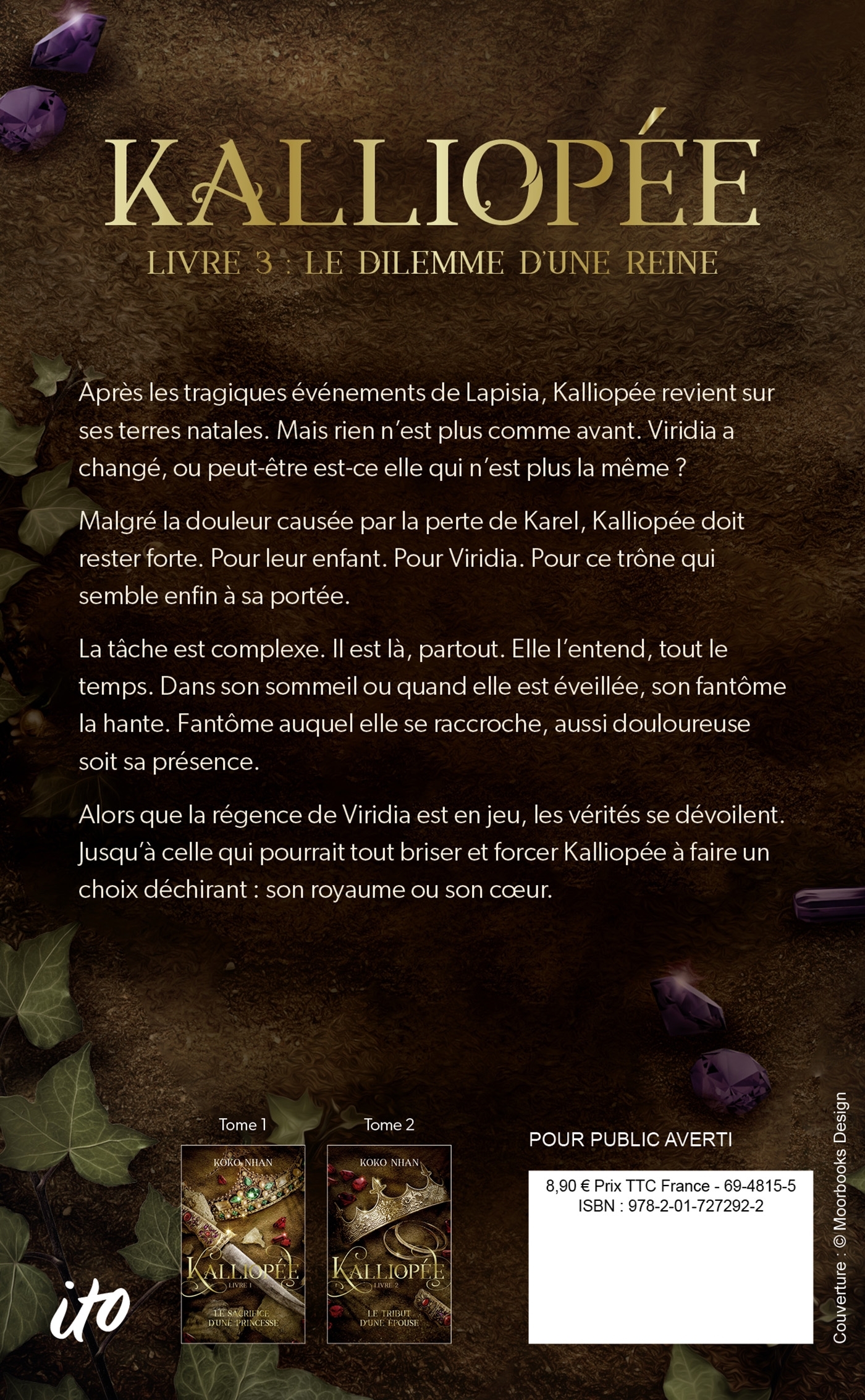 Kalliopée - Tome 3 - Koko Nhan - HACHETTE HLAB