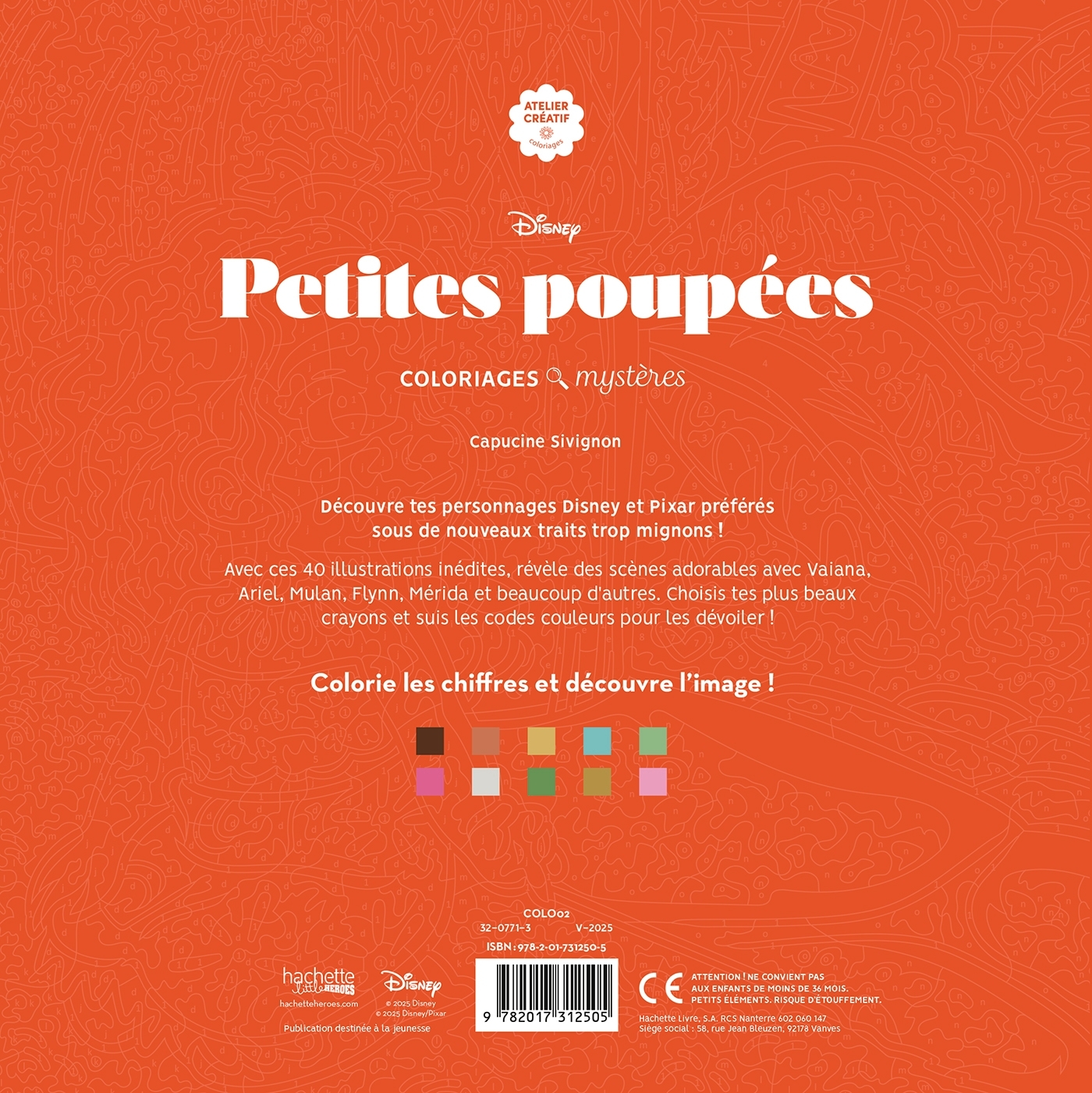 Grand carré mystères - Petites Poupées - Capucine SIVIGNON - HACHETTE HEROES