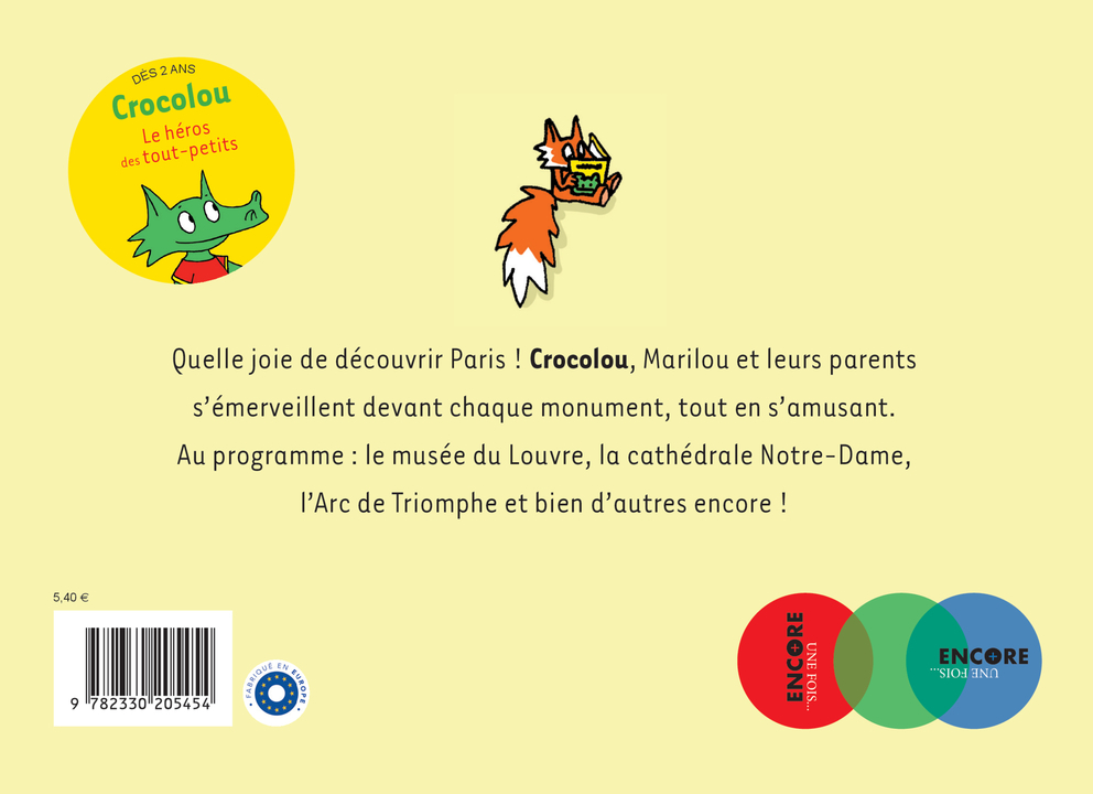 Crocolou aime Paris - Ophélie Texier - ACTES SUD